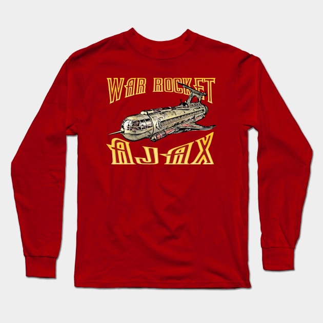 War Rocket Ajax Long Sleeve T-Shirt by DistractedGeek